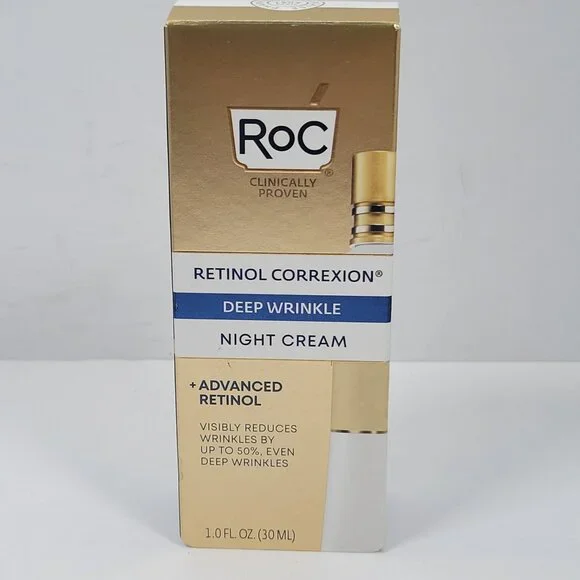 RoC Retinol Correxion Deep Wrinkle Night Cream 1.0 Fl Oz NIB - Picture 1 of 5